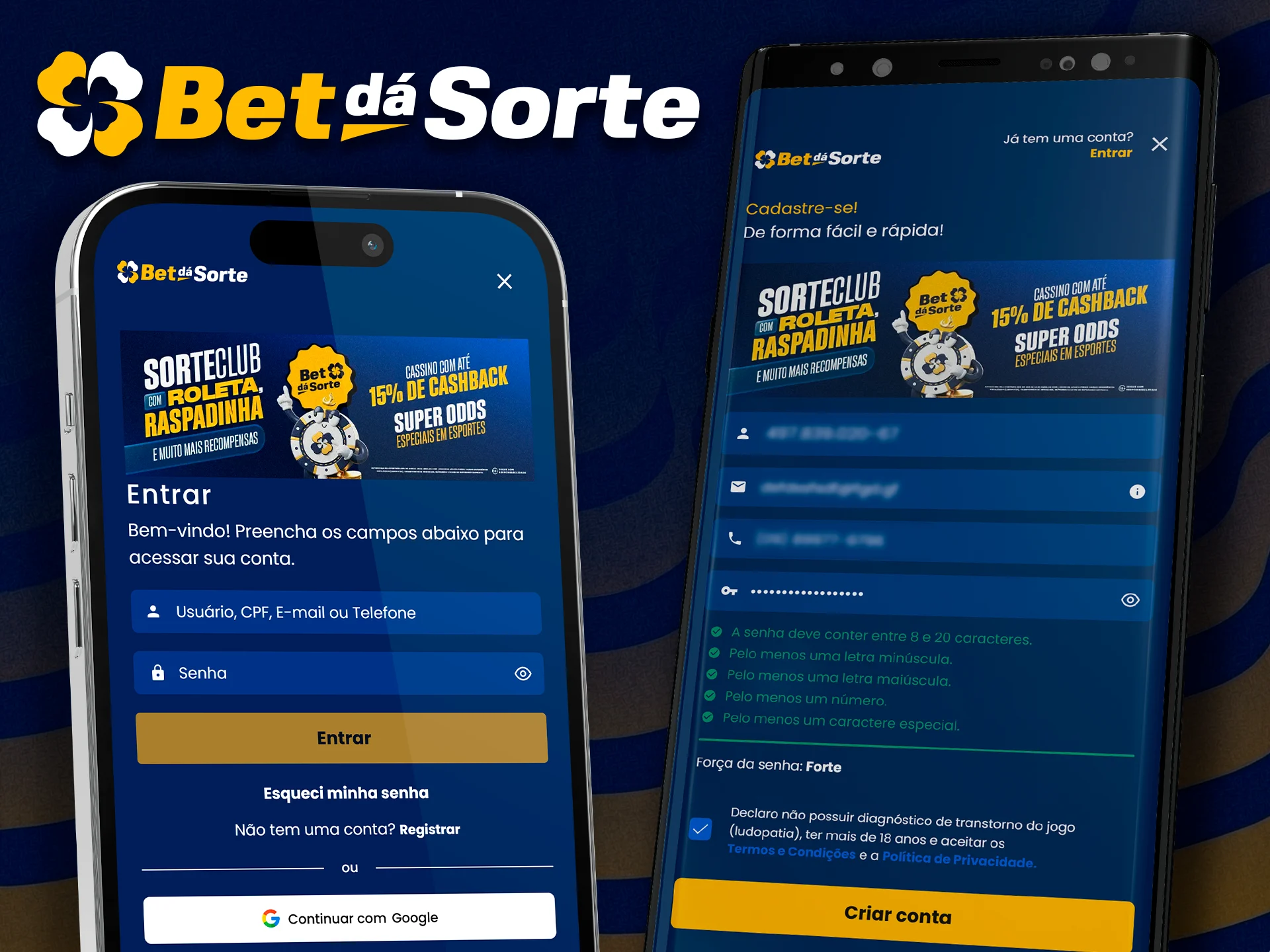 Tutorial passo a passo para se registrar na Bet da Sorte.